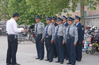 襄陽(yáng)保安公司員工日常?。?！